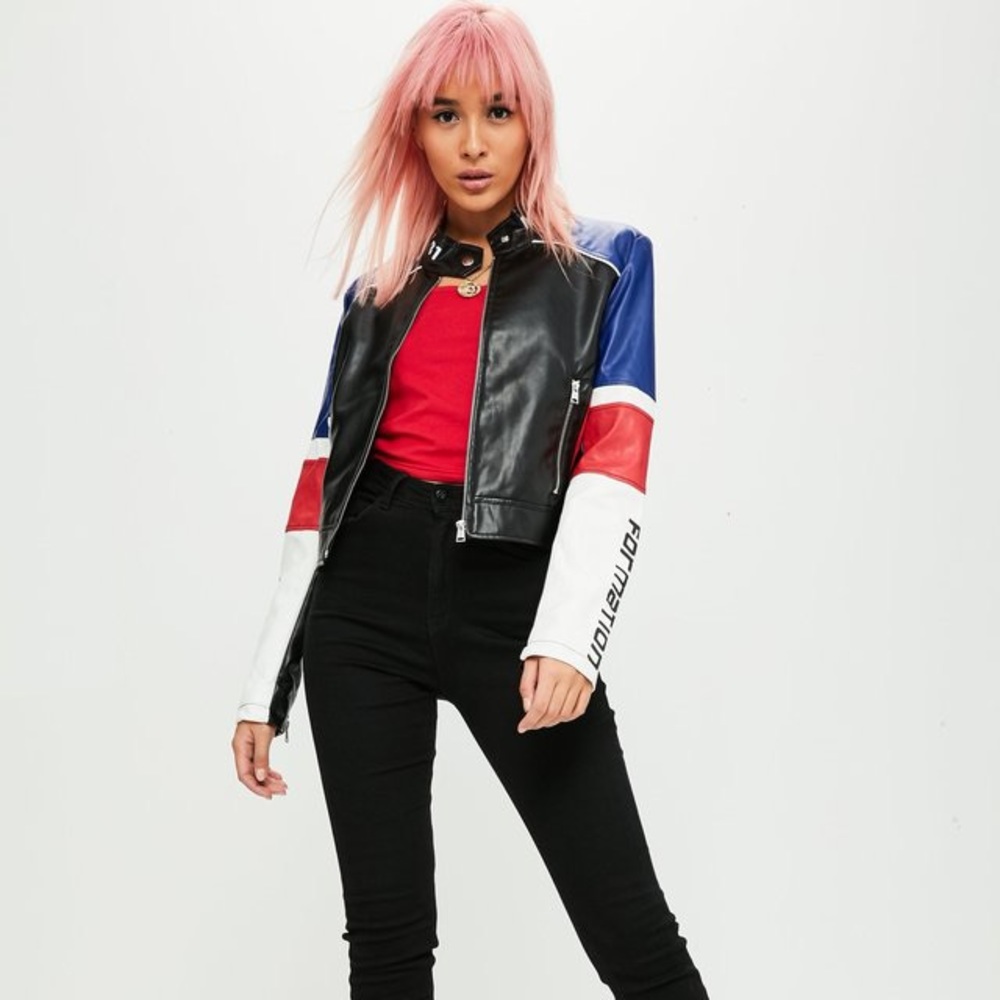 Black motor cross jacket